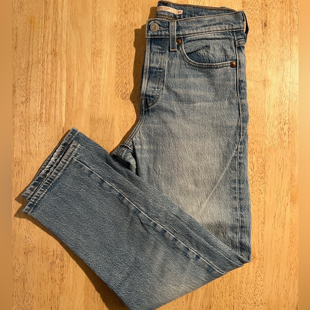 Levi's Light Blue Straight Jeans